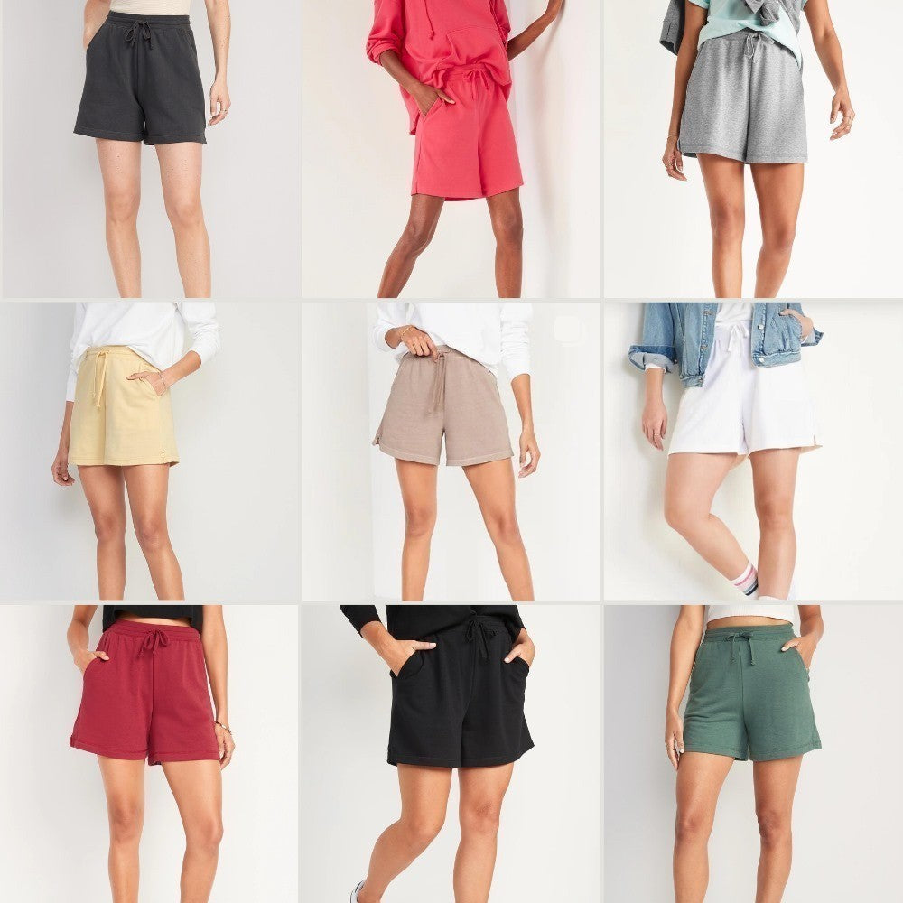 Celana Pendek Wanita Lightwight Terry (ODN587 LOUNGE SHORT)