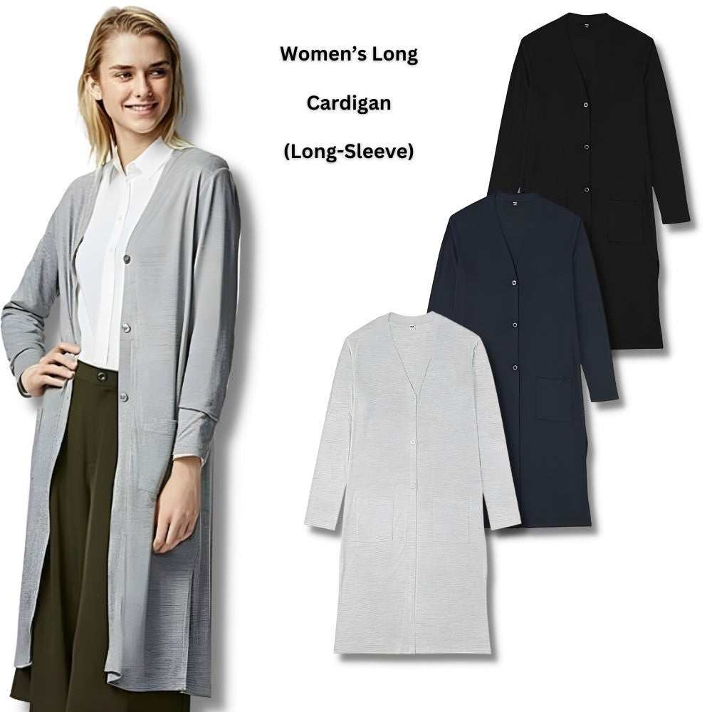 Cardigan Wanita Lengan Panjang (UNQ304 LONG CARDI)