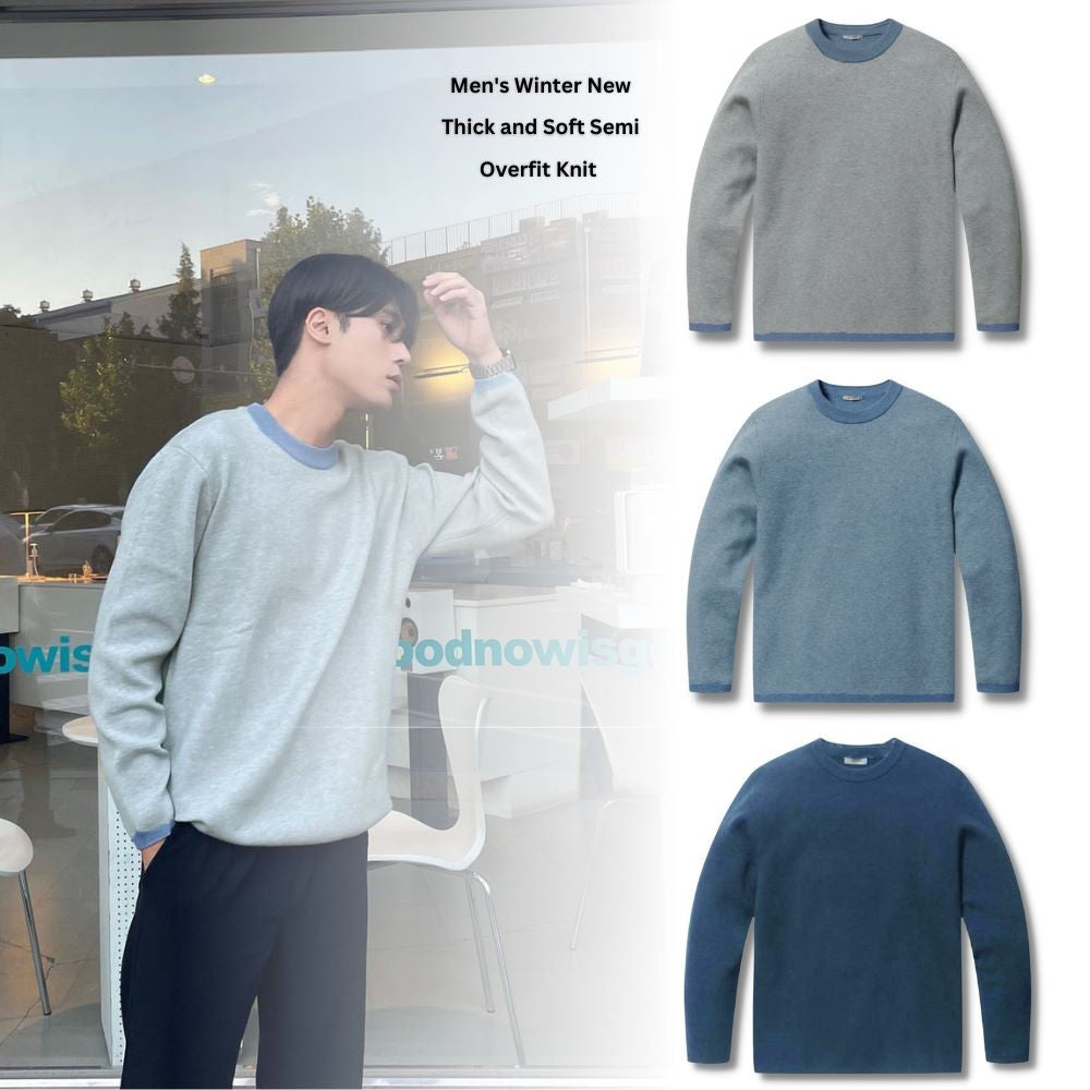 Sweater Pria Lengan Panjang (PHM01 OVERFIT KNITWEAR)