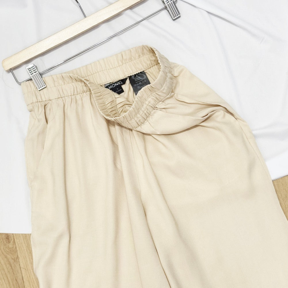 Celana Wanita Panjang Full Karet Viscose (MONKL23 VSC PULLON CAMEL)