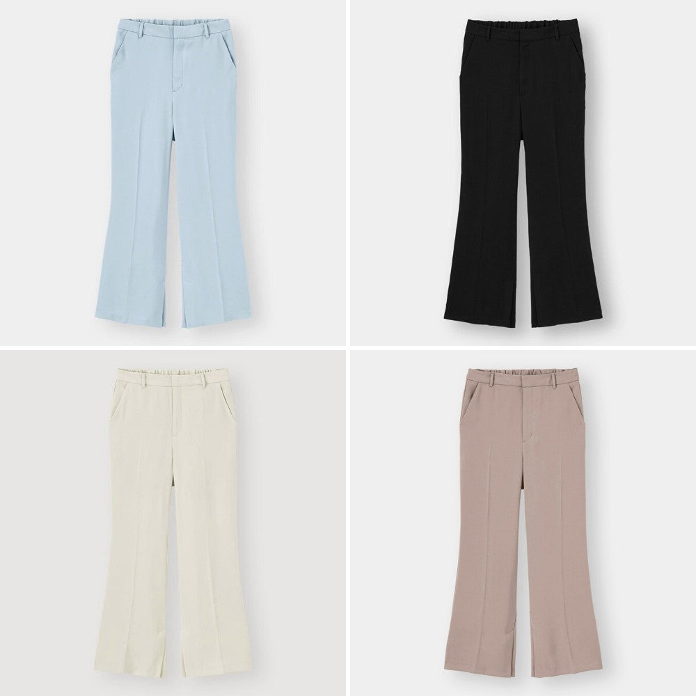 Celana Panjang Office Wanita Highrise (UNQ308 SLIT FLARE PANTS)