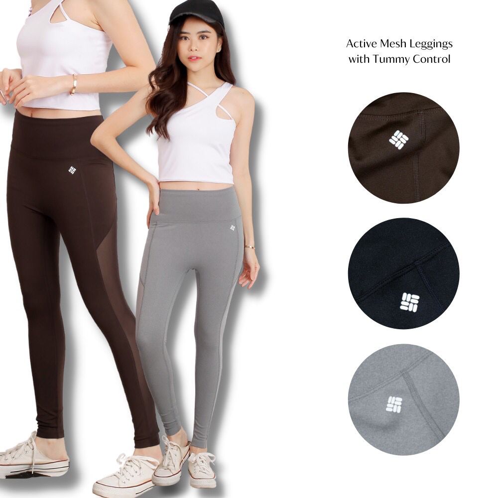 Celana Panjang Legging Sport Wanita Mesh Stretch (CLM26 MESH LEG)