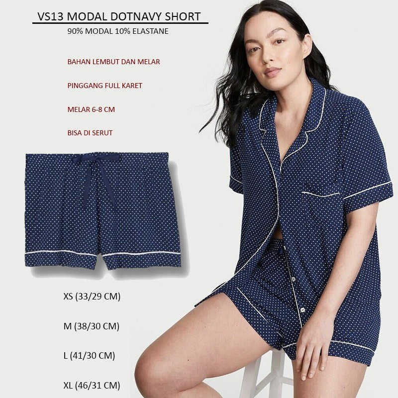 Celana Pendek Santai/Tidur Wanita (VS13 MODAL SHORT)