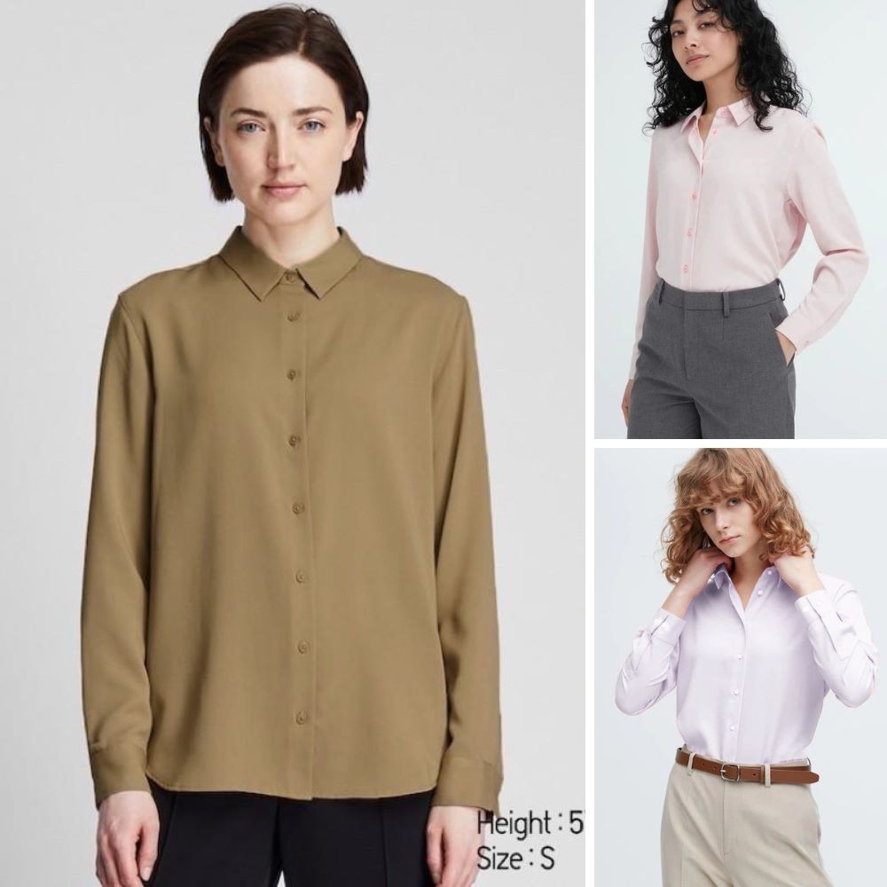 Atasan Blouse Wanita Lengan Panjang (UNQ279 RAYON LONG BLOUSE)