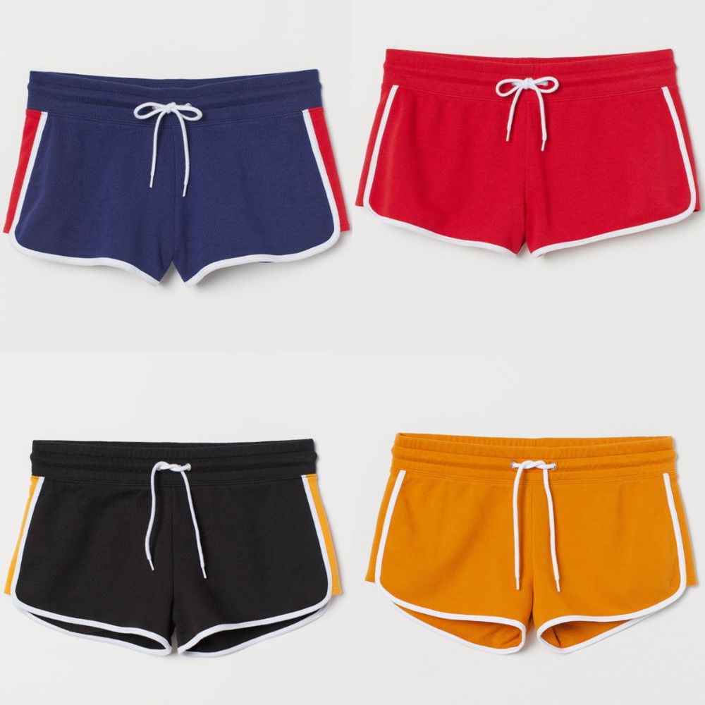 Celana Pendek Santai Casual Wanita Trim (HMP402 SWEATSHORT TRIM)