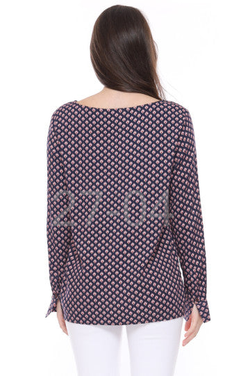 TTL05 PEACOCK PRINTED BL