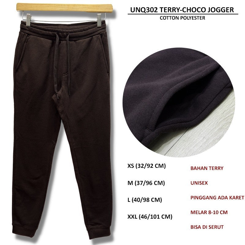 Celana Panjang Jogger Pria (UNQ302 TERRY JOGGER)