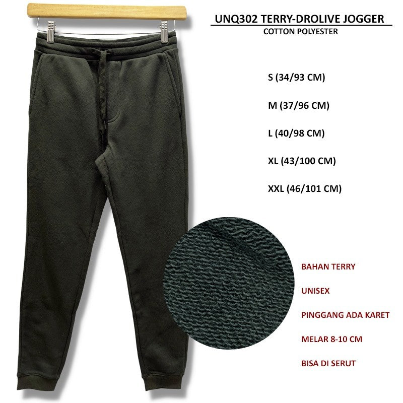 Celana Panjang Jogger Pria (UNQ302 TERRY JOGGER)