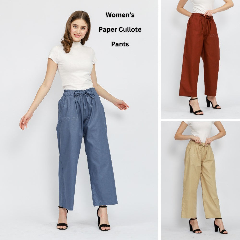 Celana Kulot Panjang Santai Wanita (ODN547 HWAIST CULLOT PANTS00)