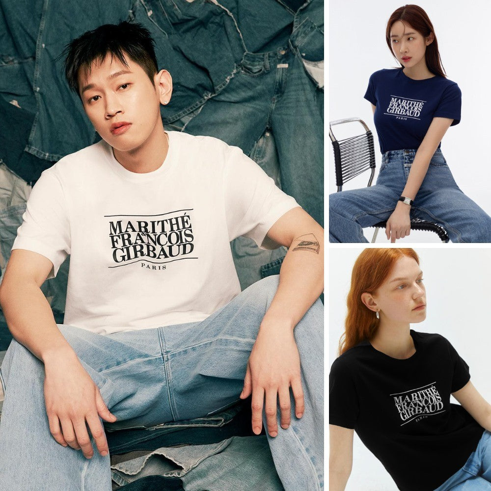 Atasan Kaos Pria/Wanita Lengan Pendek Soft Cotton (MRT01 CLASSIC LOGO TEE)