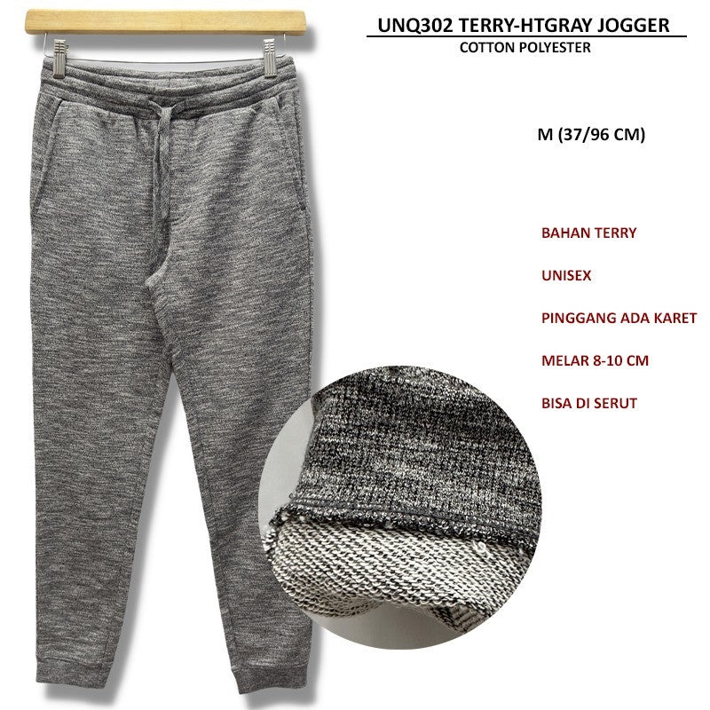Celana Panjang Jogger Pria (UNQ302 TERRY JOGGER)