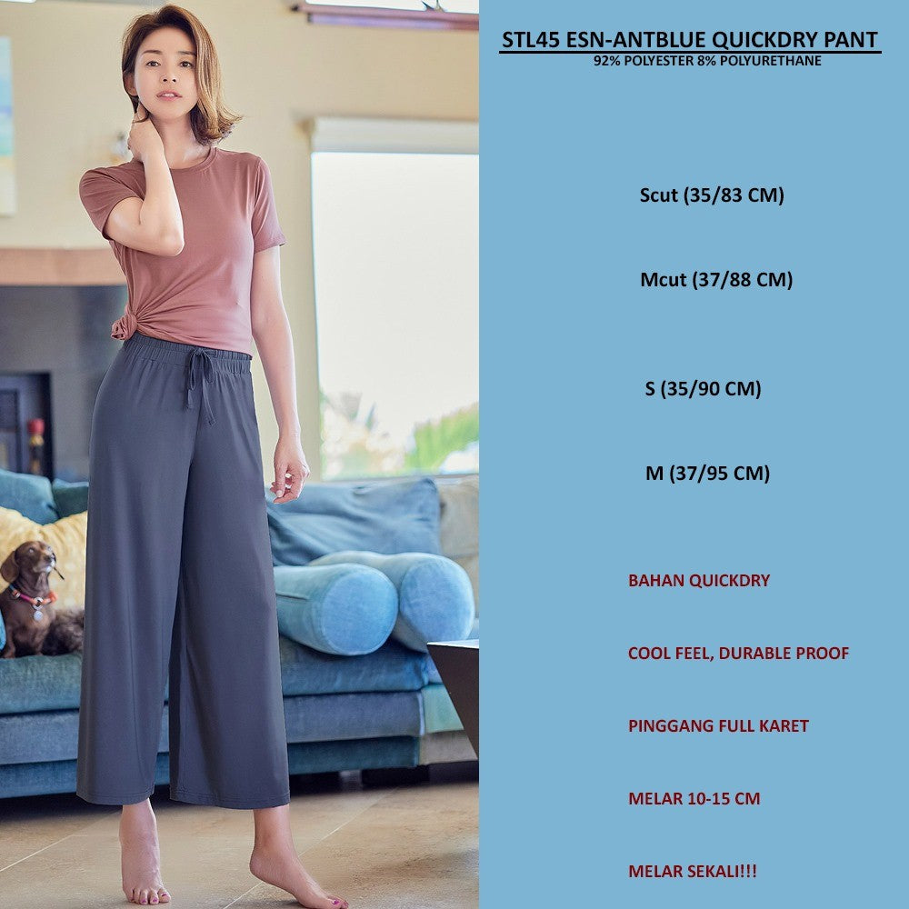 Celana Panjang Kulot Wanita (STL45 ESN QUICKDRY PANT)