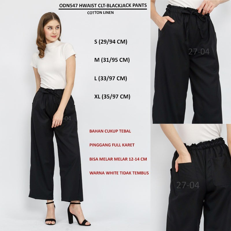Celana Kulot Panjang Santai Wanita (ODN547 HWAIST CULLOT PANTS00)