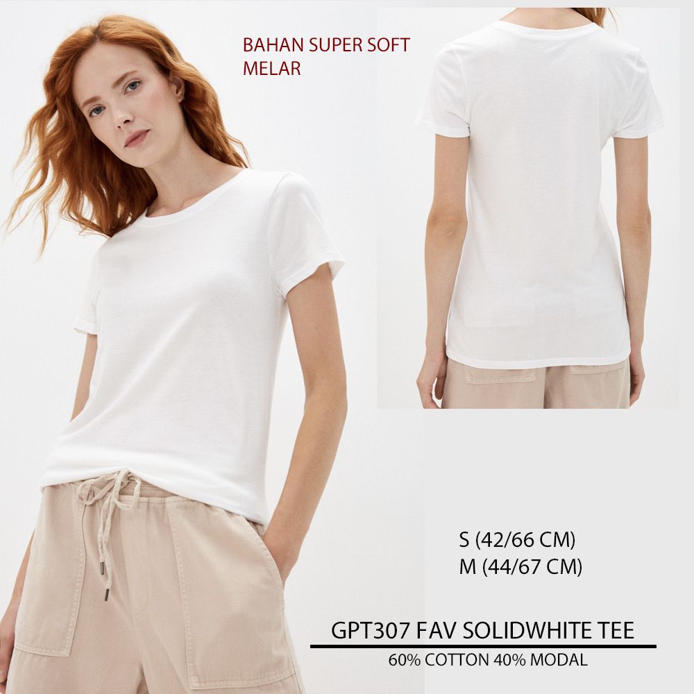 Atasan Kaos WanIta Lengan pendek (GPT307 GRAPHIC TEE)