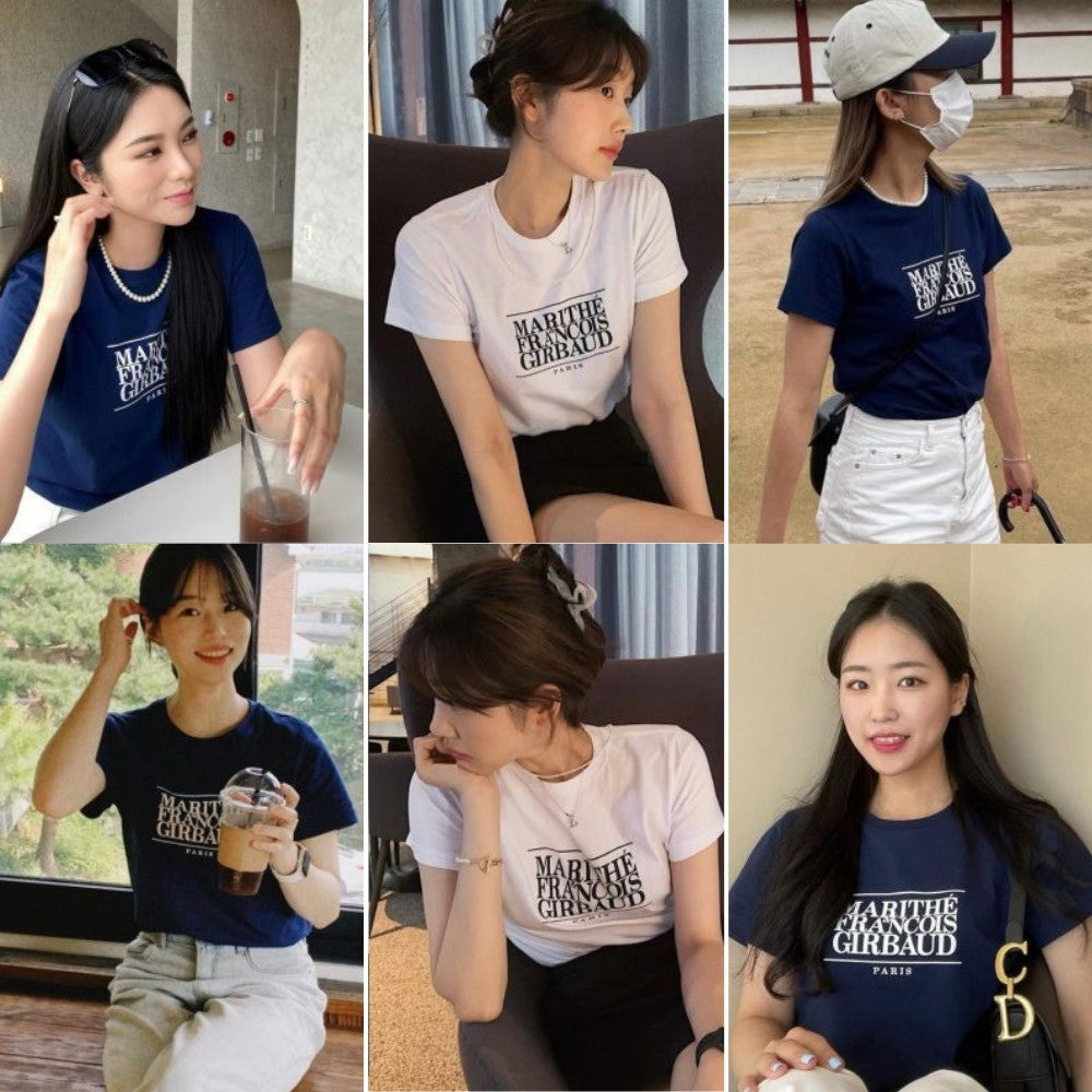 Atasan Kaos Pria/Wanita Lengan Pendek Soft Cotton (MRT01 CLASSIC LOGO TEE)