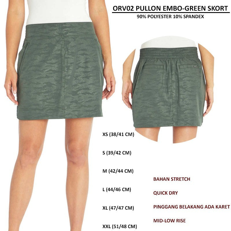 Celana Pendek Rok Santai Wanita (ORV02 PULLON SKORT)