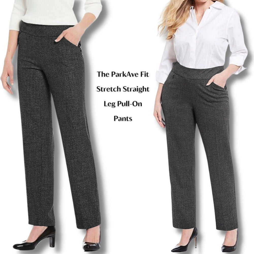 Celana Panjang Wanita Bahan Stercht Pinggang Karet (IVT07 PARKAVE PULLON CHARCOAL)