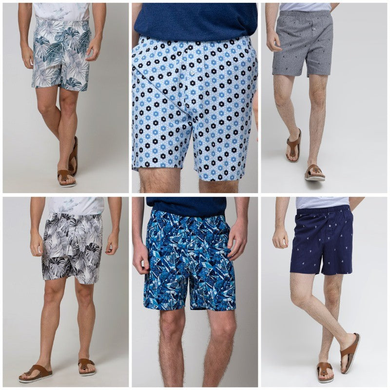 Celana Boxer Pria Pendek santai Cotton Woven (COLE BOXER WOVEN)