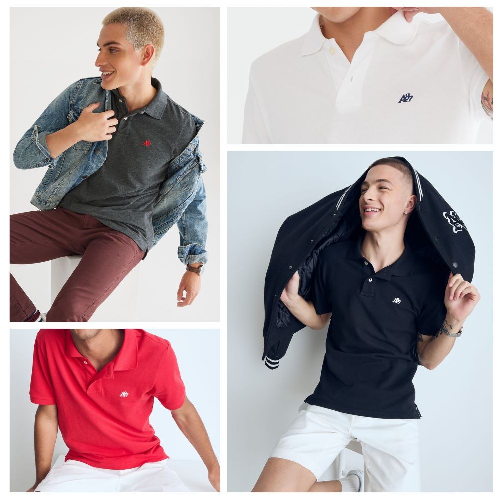 Kaos Polo Pria Lengan pendek Cotton Pique (AERP70 PIQUE POLO)