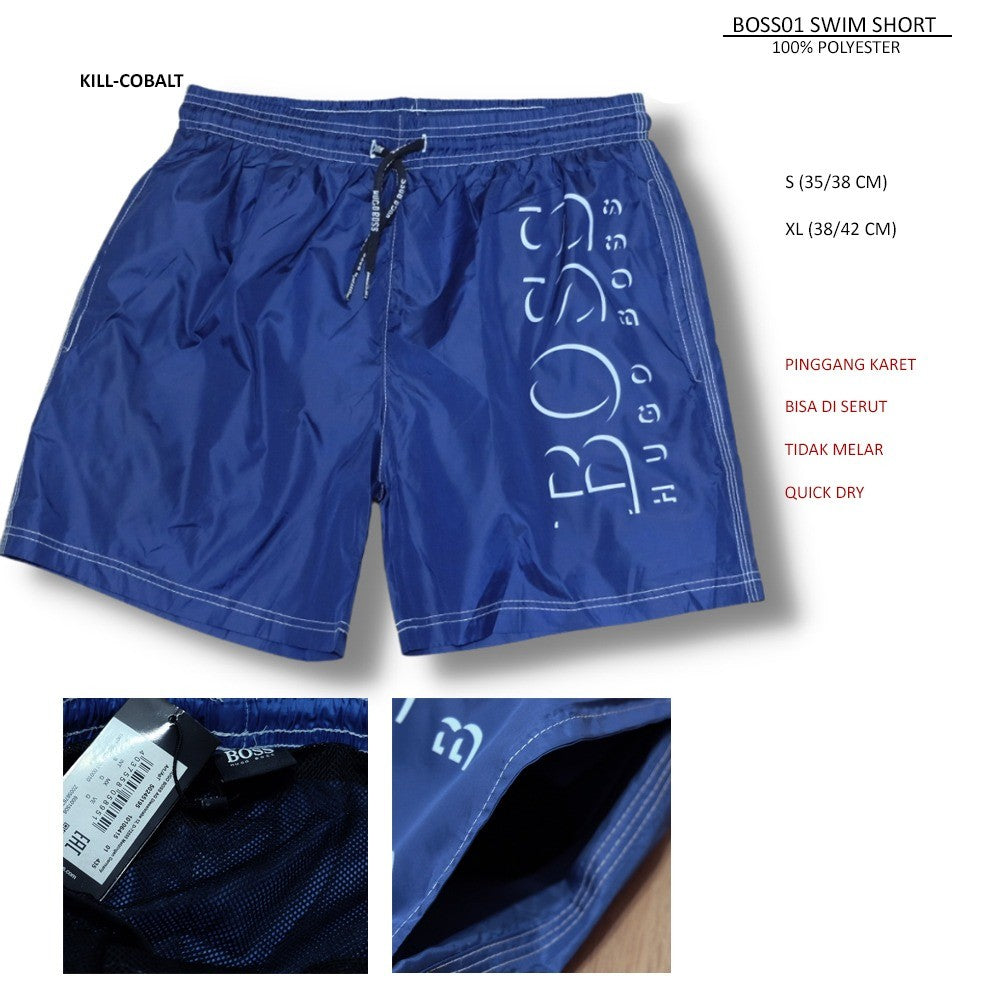 Celana Pendek Pria Swim Pantai Renang Short (BOSS01 SWIM SHORT)