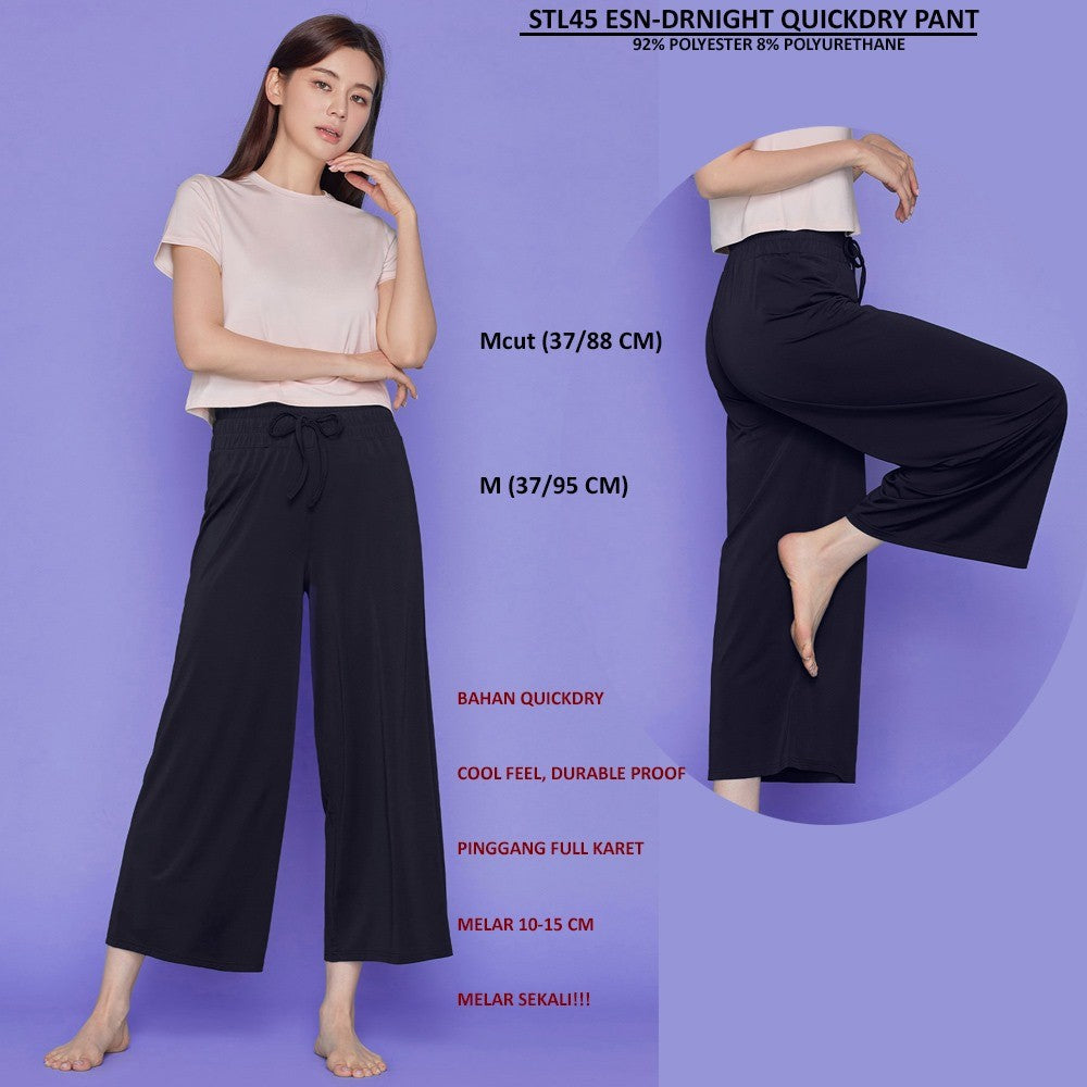 Celana Panjang Kulot Wanita (STL45 ESN QUICKDRY PANT)