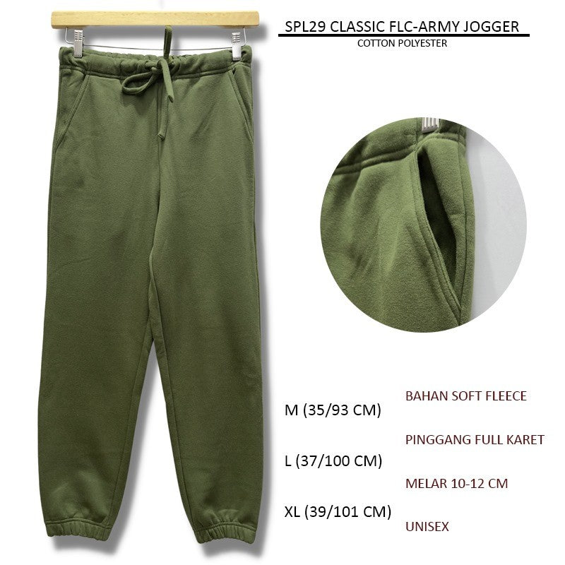 Celana Panjang Jogger Pria (SPL29 CLASSIC FLEECE JOGGER)