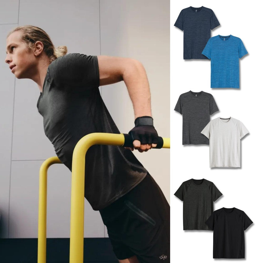 Atasan Kaos Olahraga Pria Lengan Panjang (HMM528 DRYMOVE TOP)