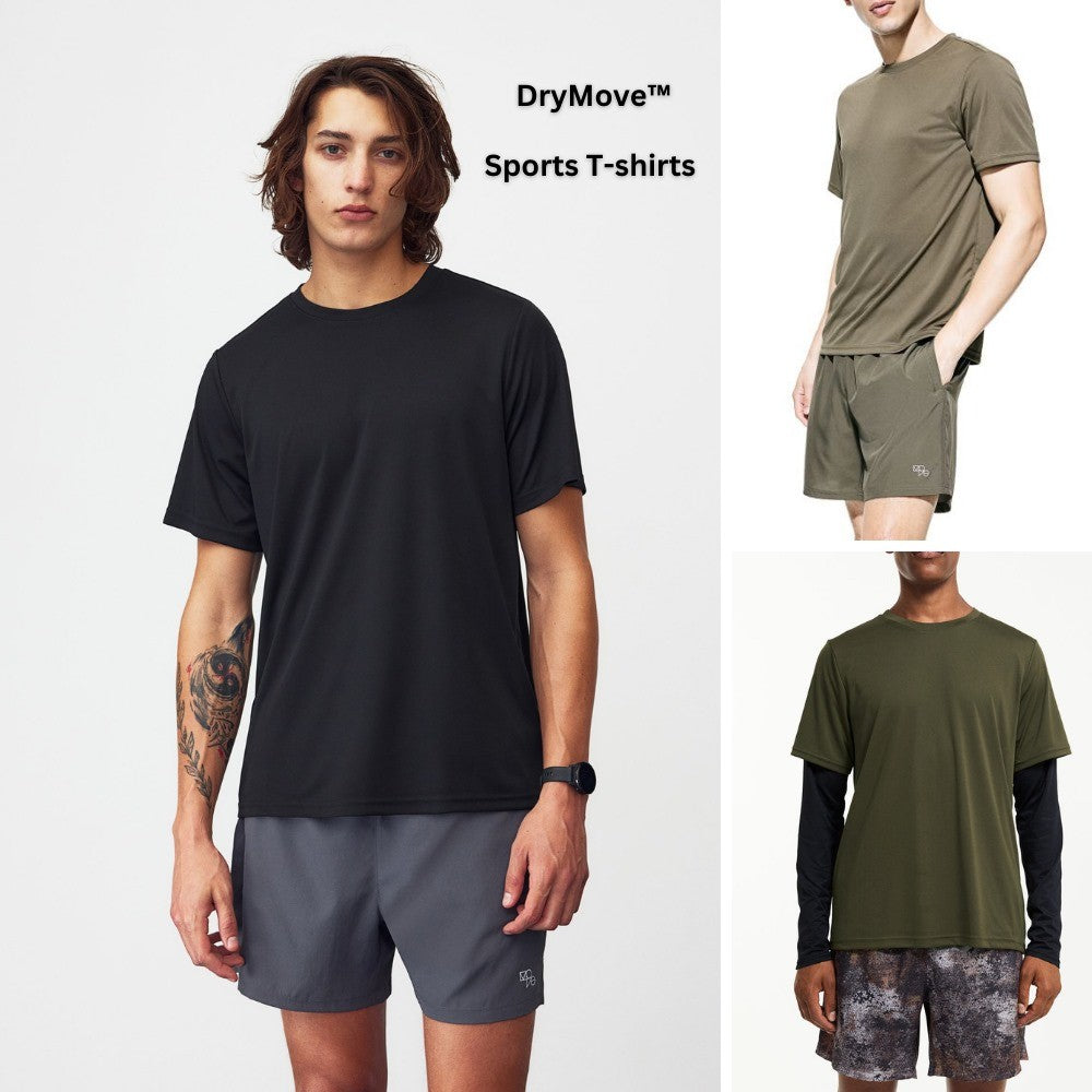 Atasan Kaos Olahraga Pria Lengan Panjang (HMM528 DRYMOVE TOP)