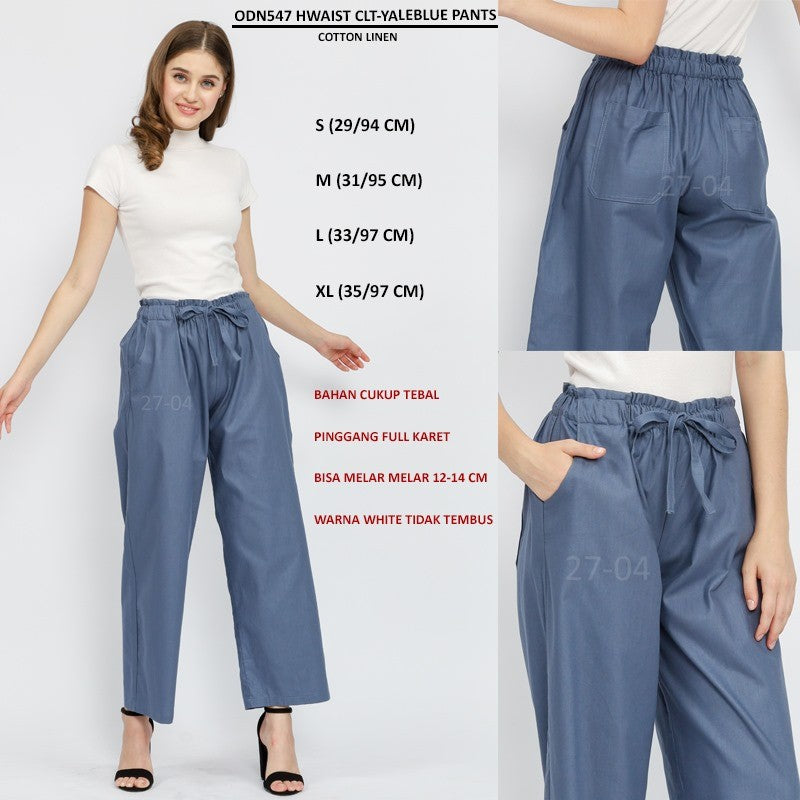 Celana Kulot Panjang Santai Wanita (ODN547 HWAIST CULLOT PANTS00)