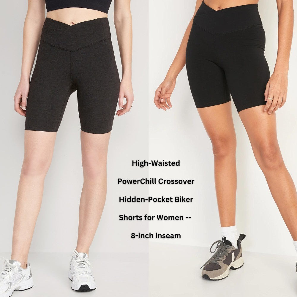 Celana Legging Pendek Olahraga Wanita Bike Short (ODN478 CROSSOVER SHORT)