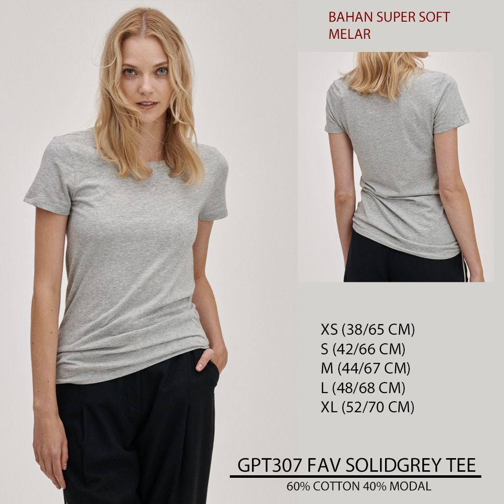 Atasan Kaos WanIta Lengan pendek (GPT307 GRAPHIC TEE)