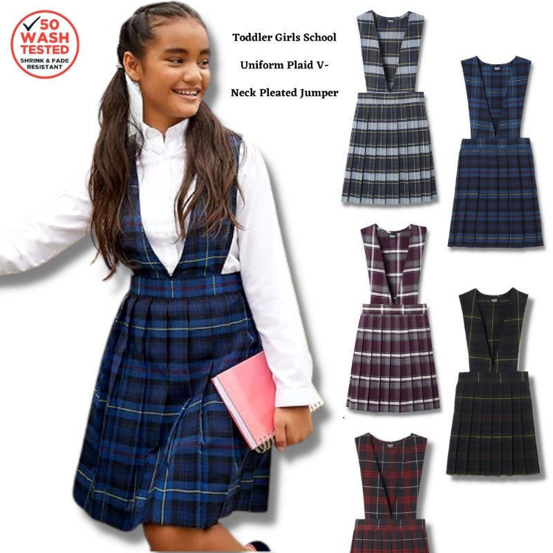 Romper Rok Anak Dewasa Kotak (FST01 PLAID PLEATED ROMPER)