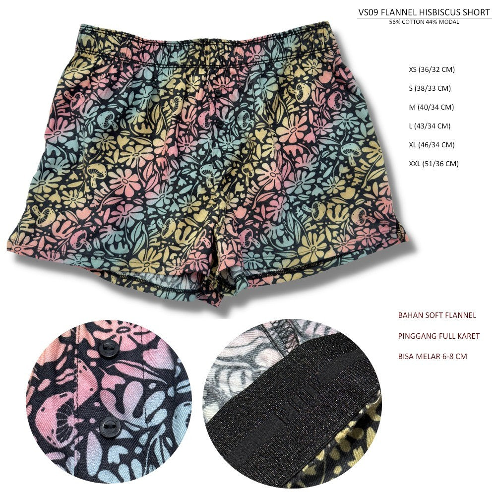Celana Pendek Santai/Tidur Wanita (VS13 MODAL SHORT)