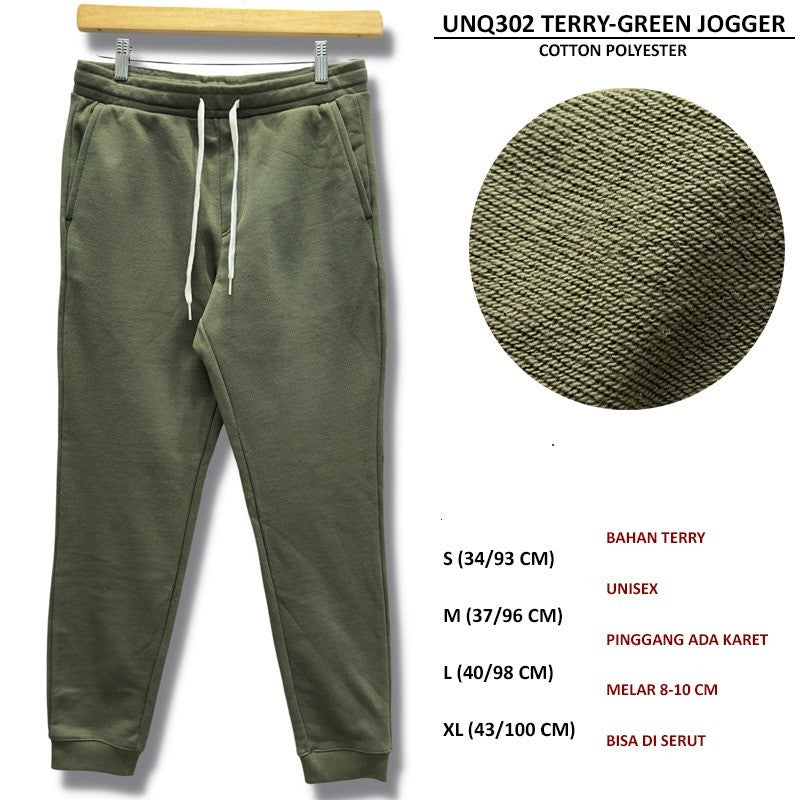 Celana Panjang Jogger Pria (UNQ302 TERRY JOGGER)