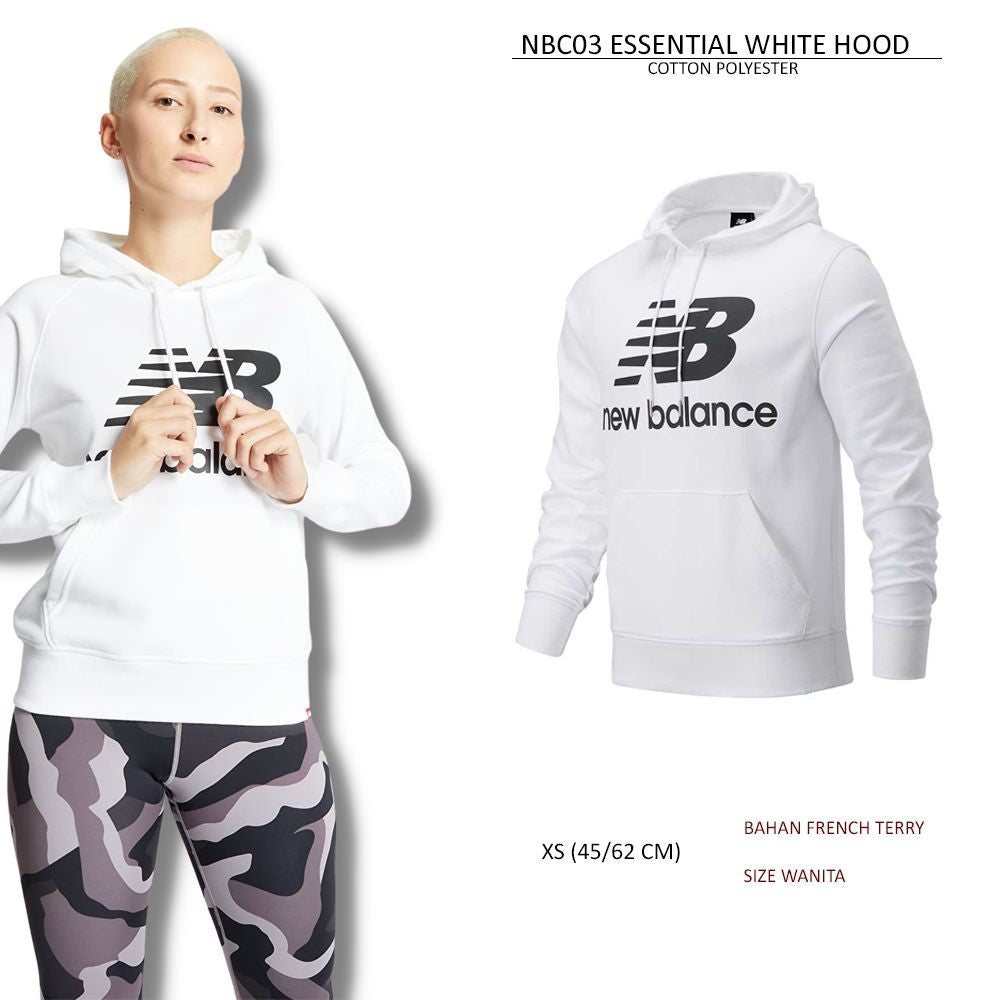 Sweater Hoodie Pria Lengan Panjang (NBC03 ESSENTIAL HOOD)
