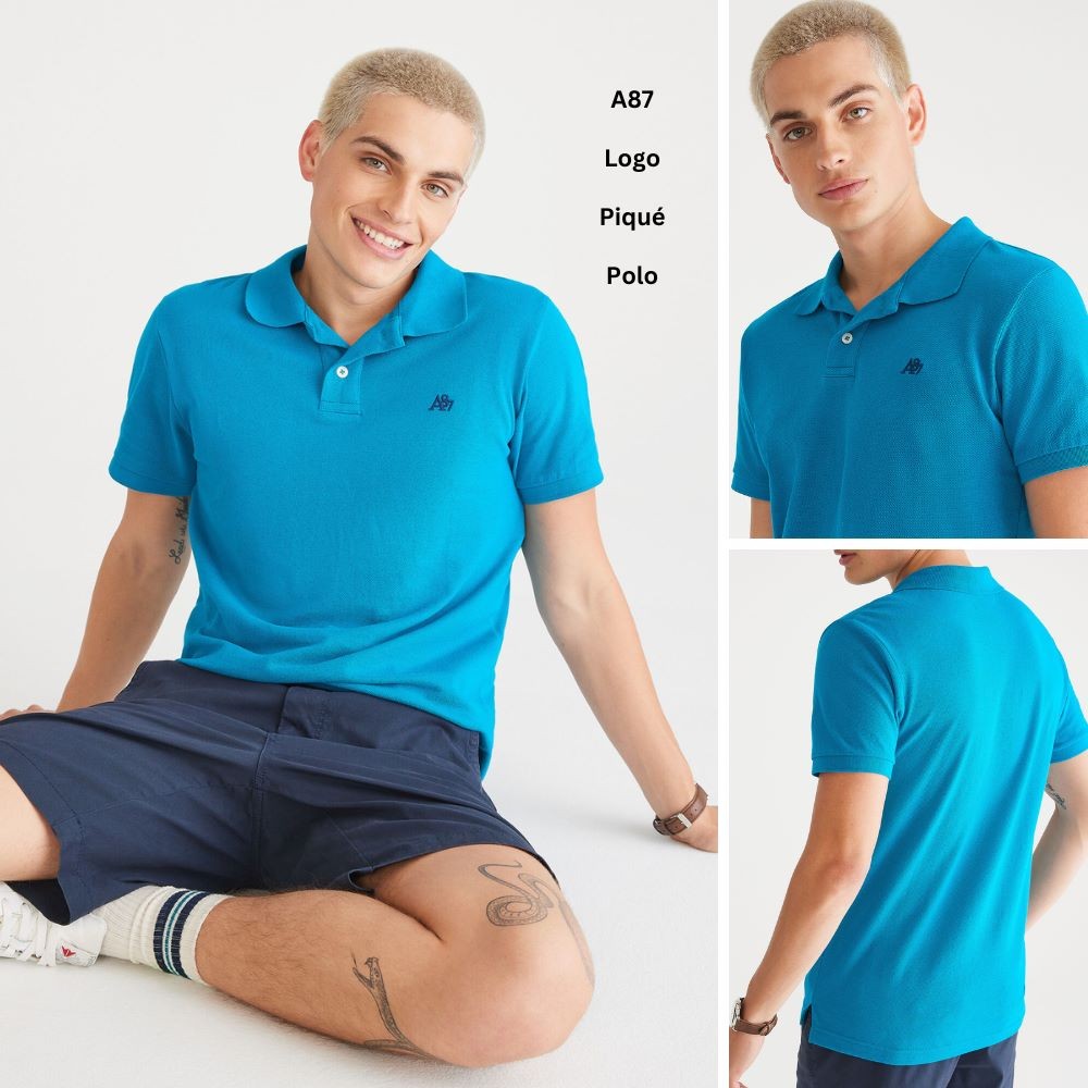 Kaos Polo Pria Lengan pendek Cotton Pique (AERP70 PIQUE POLO)