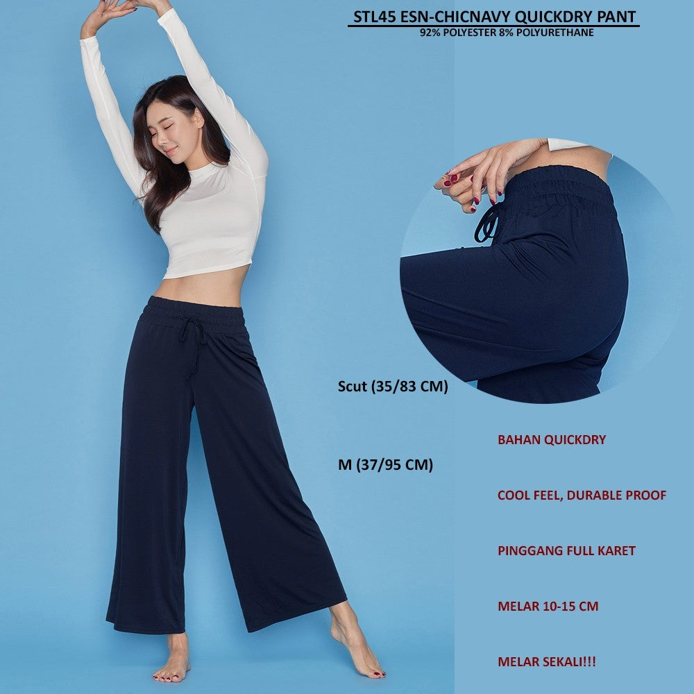 Celana Panjang Kulot Wanita (STL45 ESN QUICKDRY PANT)