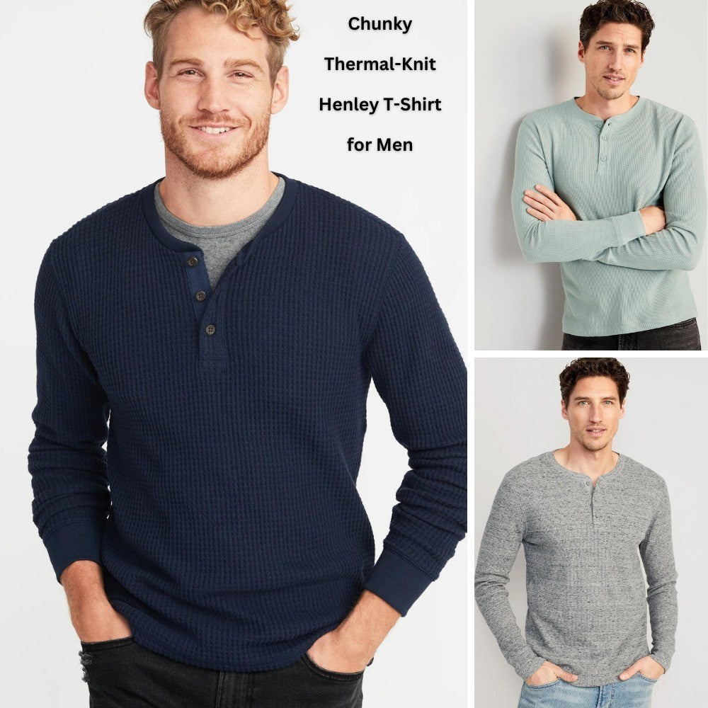 Atasan Kaos Pria Lengan Panjang Soft Waffle (ODN574 WAFFLE TOP)