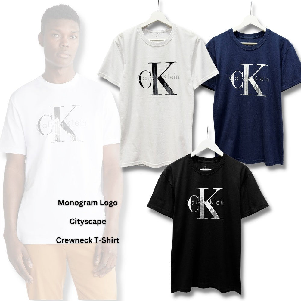 Atasan Kaos Pria Lengan Pendek (CK63 CITYSPACE MONO TEE)