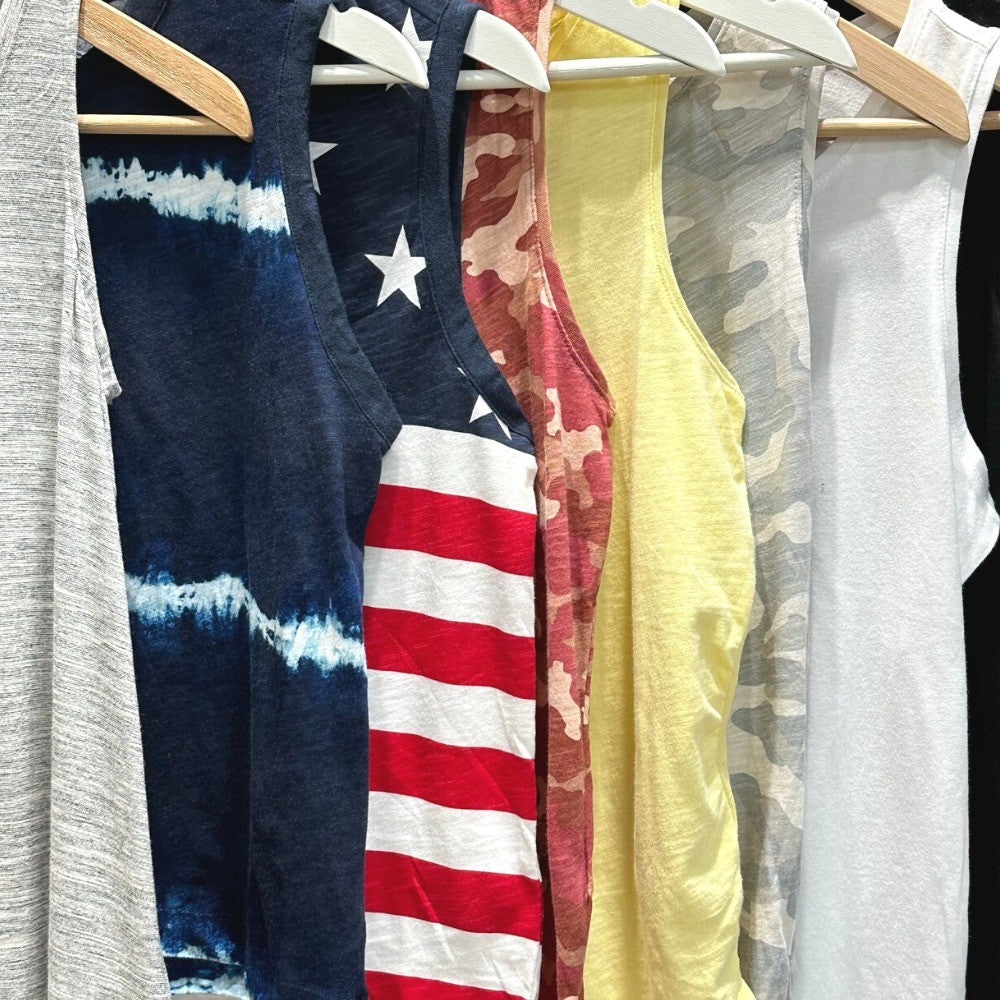 Atasan Tanktop Wanita Kerah V & Kerah Oneck (ODN457 EVWTANK VEE)