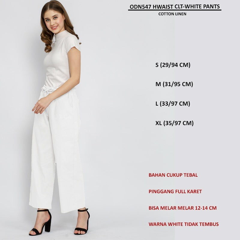 Celana Kulot Panjang Santai Wanita (ODN547 HWAIST CULLOT PANTS00)