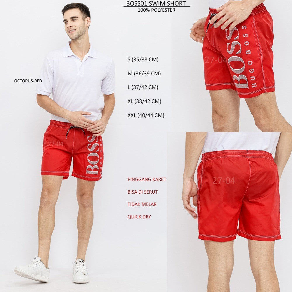 Celana Pendek Pria Swim Pantai Renang Short (BOSS01 SWIM SHORT)