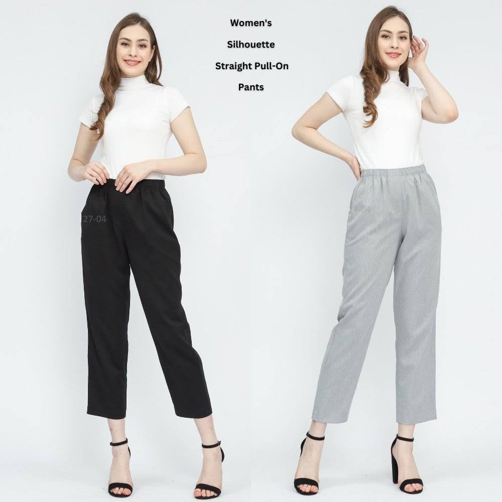 Celana Panjang Wanita Straight Highwaist (ALD10 PULLON STRAIGHT)