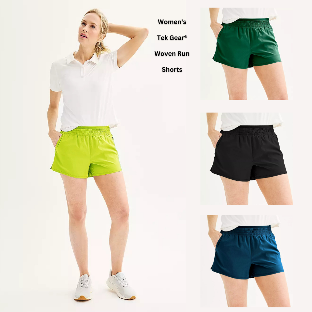 Celana Pendek Olahraga Wanita (TGR08 WOVEN RUN SHORT)