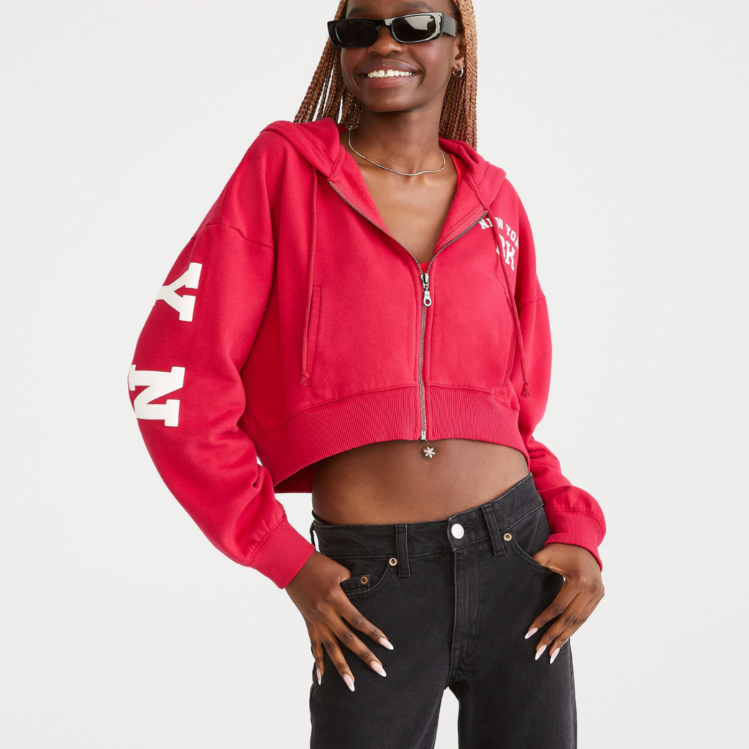 Jacket Crop Wanita Lengan Panjang (AERP105 OVR JACKET)