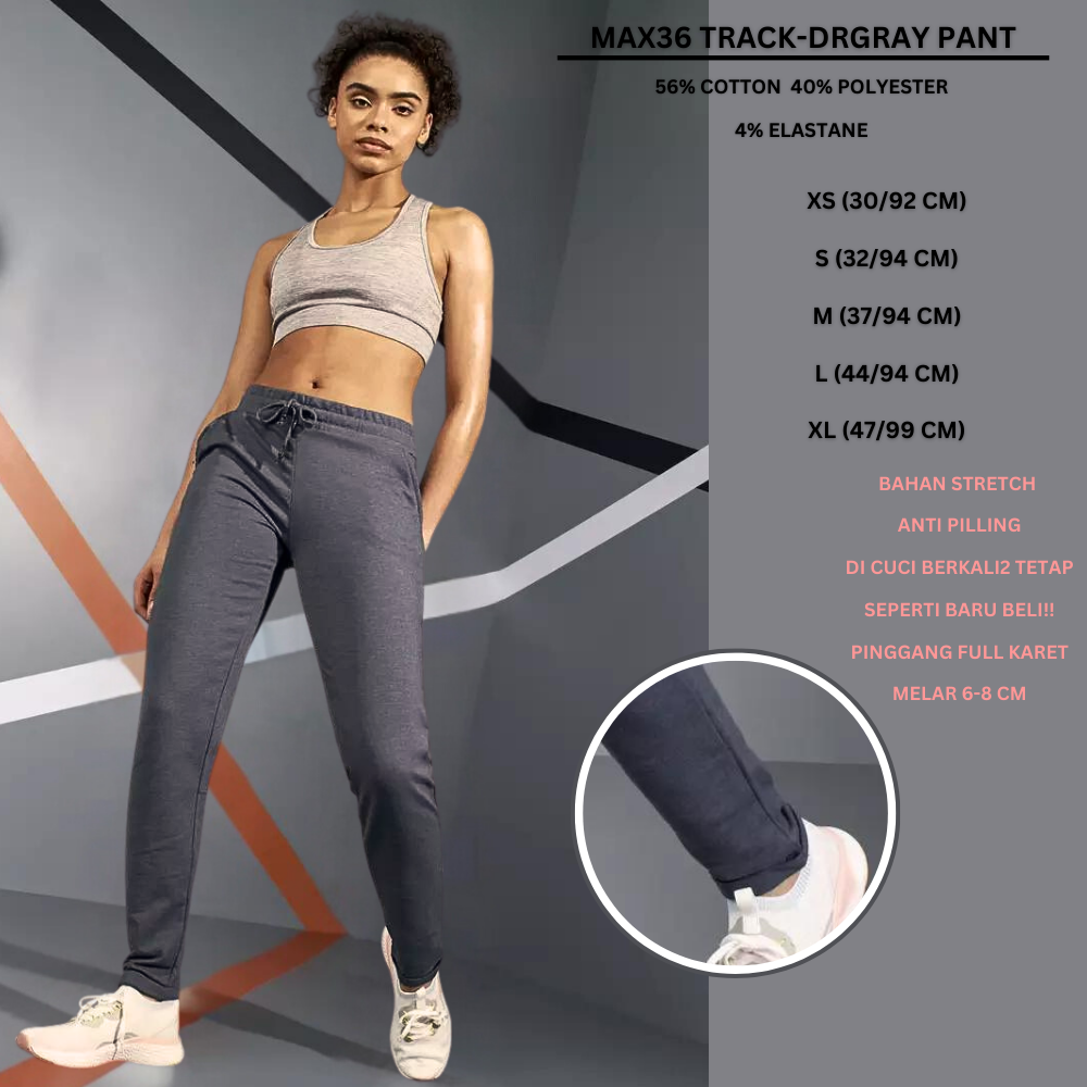 Celana Panjang Jogger Wanita (MAX36 ACTIVE PANT)