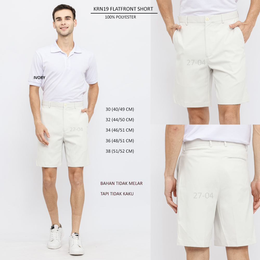 Celana Pendek Pria Casual FlatFront (KRN19 FLATFRONT SHORT)