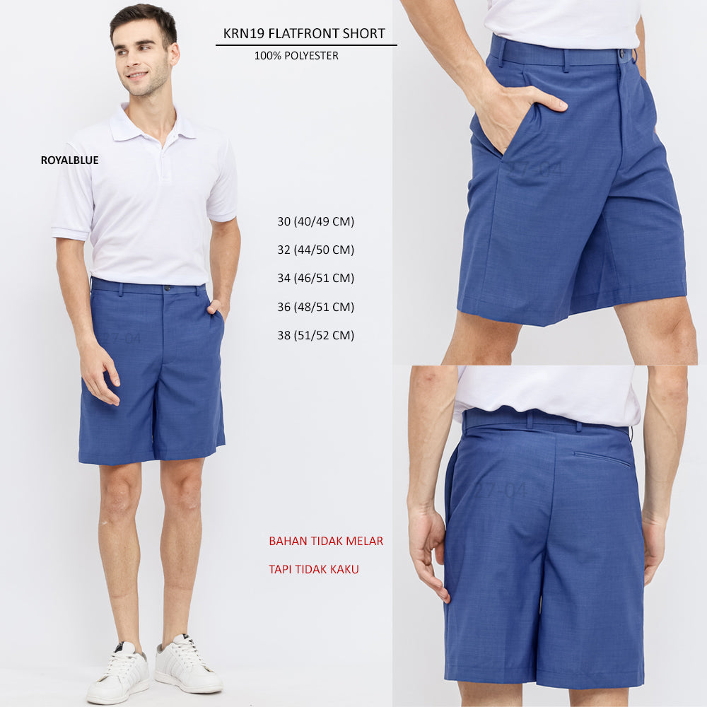 Celana Pendek Pria Casual FlatFront (KRN19 FLATFRONT SHORT)