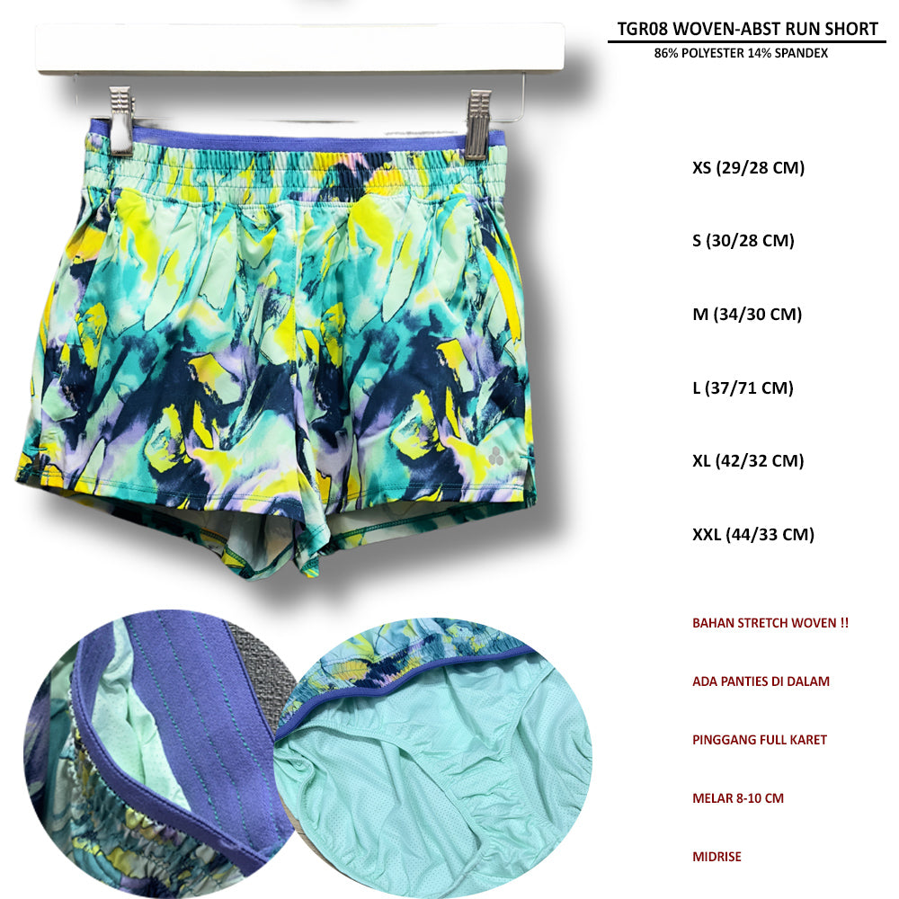 Celana Pendek Olahraga Wanita (TGR08 WOVEN RUN SHORT)