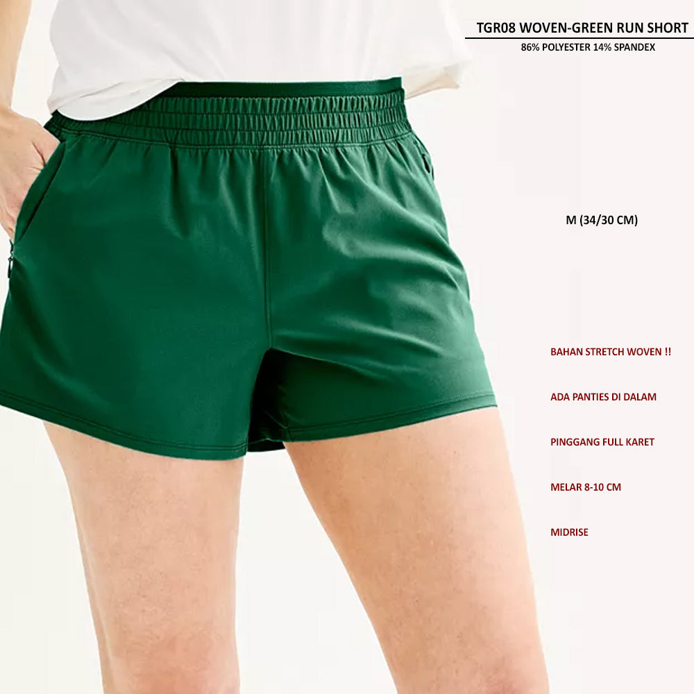 Celana Pendek Olahraga Wanita (TGR08 WOVEN RUN SHORT)